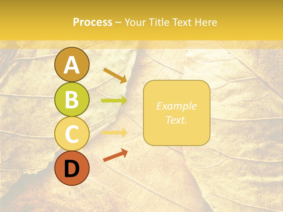 Pattern October Closeup PowerPoint Template