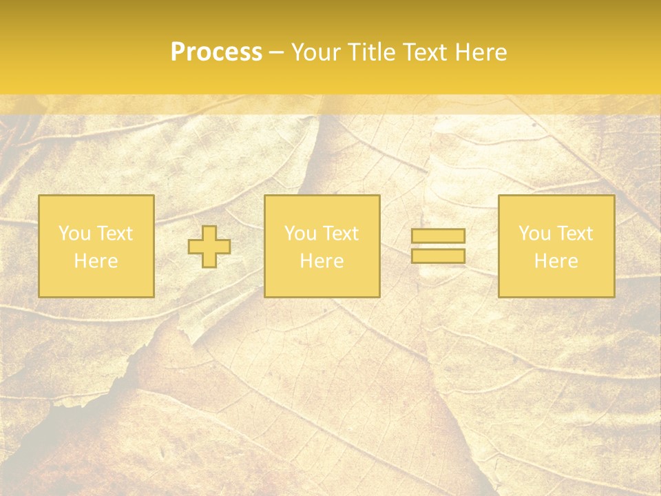 Pattern October Closeup PowerPoint Template