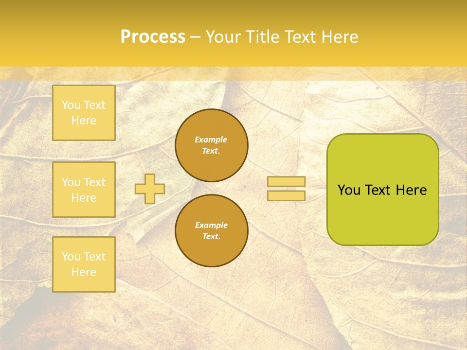 Pattern October Closeup PowerPoint Template