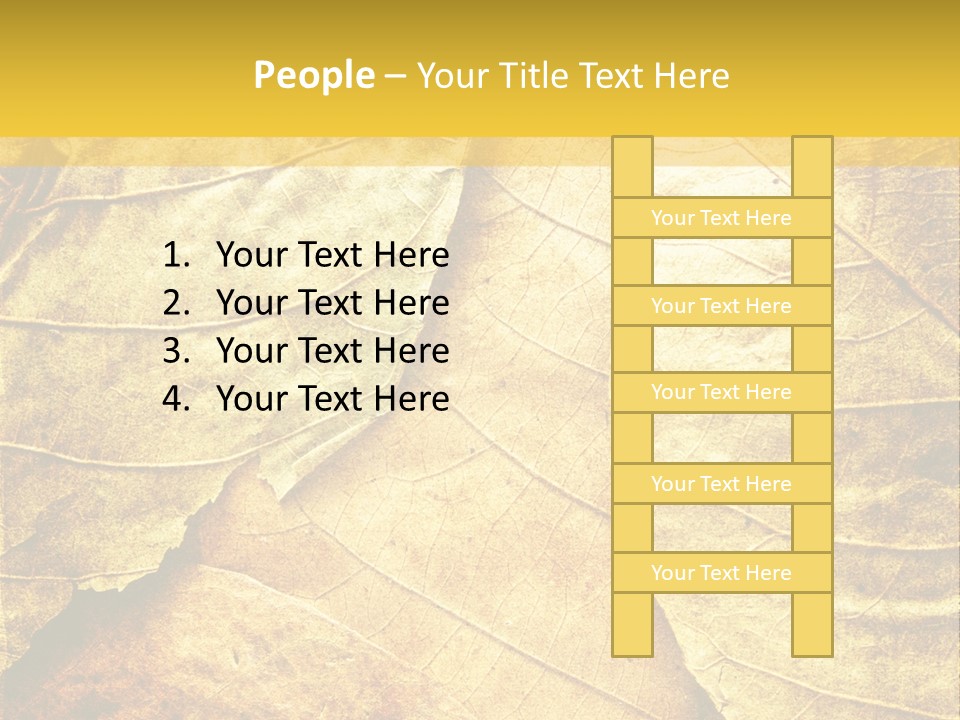 Pattern October Closeup PowerPoint Template