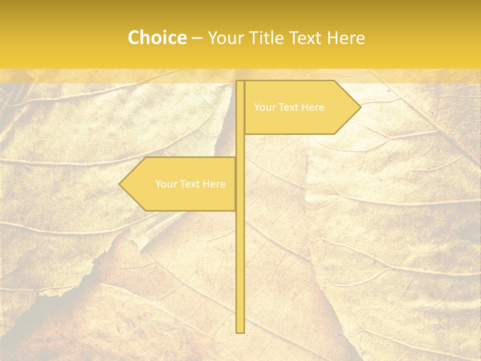 Pattern October Closeup PowerPoint Template