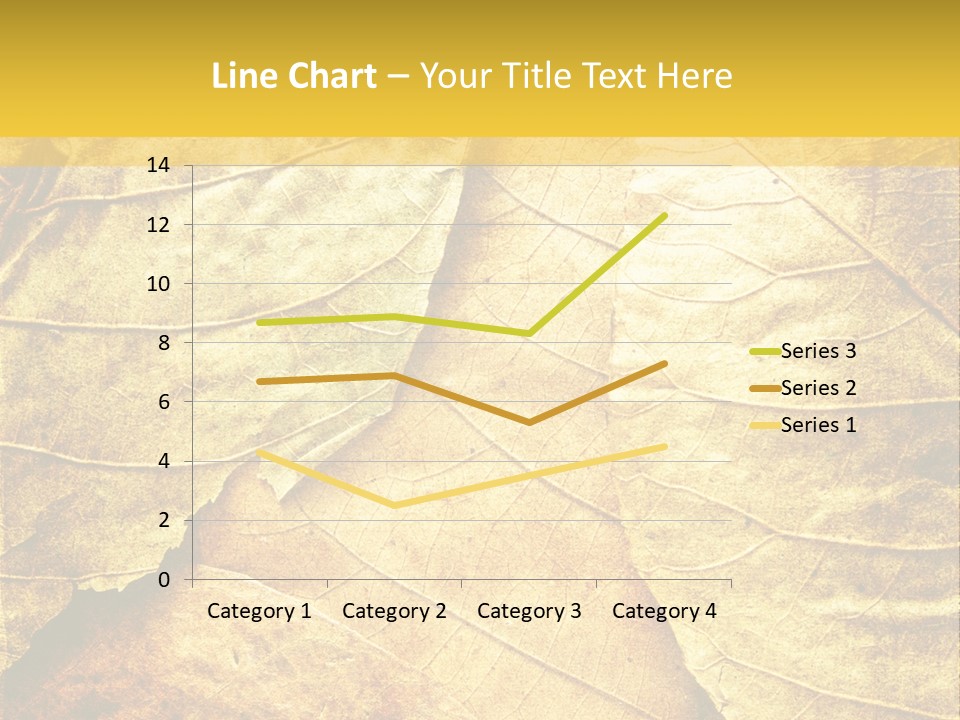 Pattern October Closeup PowerPoint Template