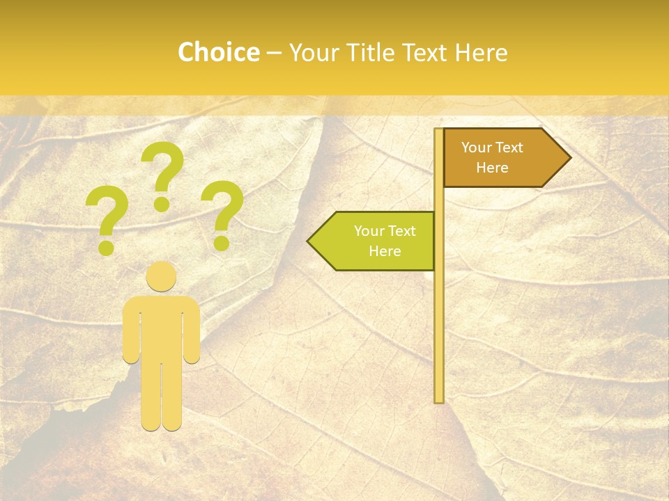 Pattern October Closeup PowerPoint Template