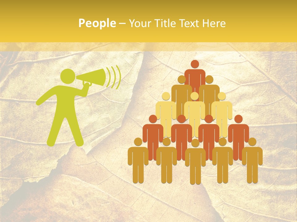 Pattern October Closeup PowerPoint Template