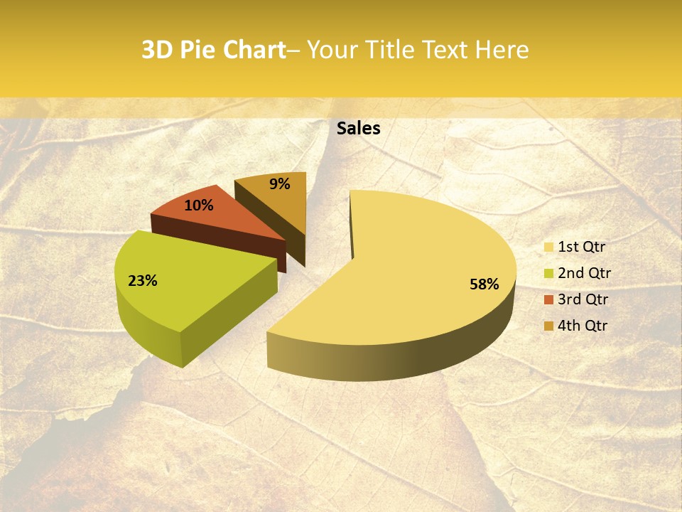 Pattern October Closeup PowerPoint Template