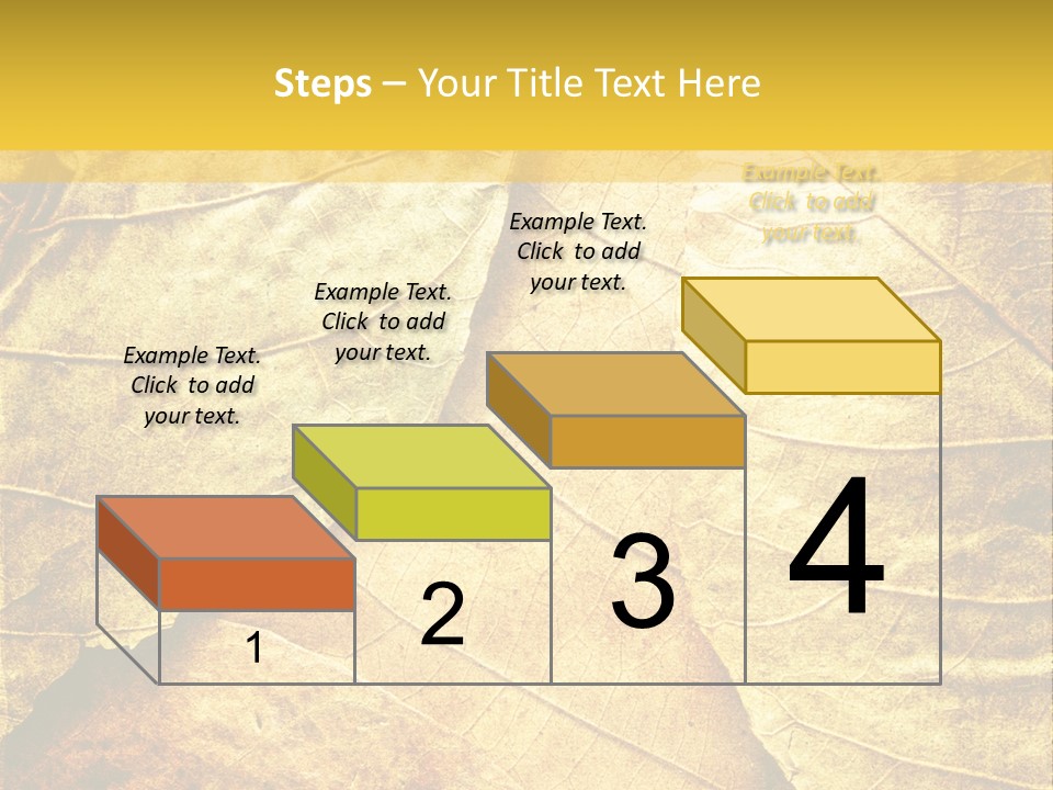Pattern October Closeup PowerPoint Template