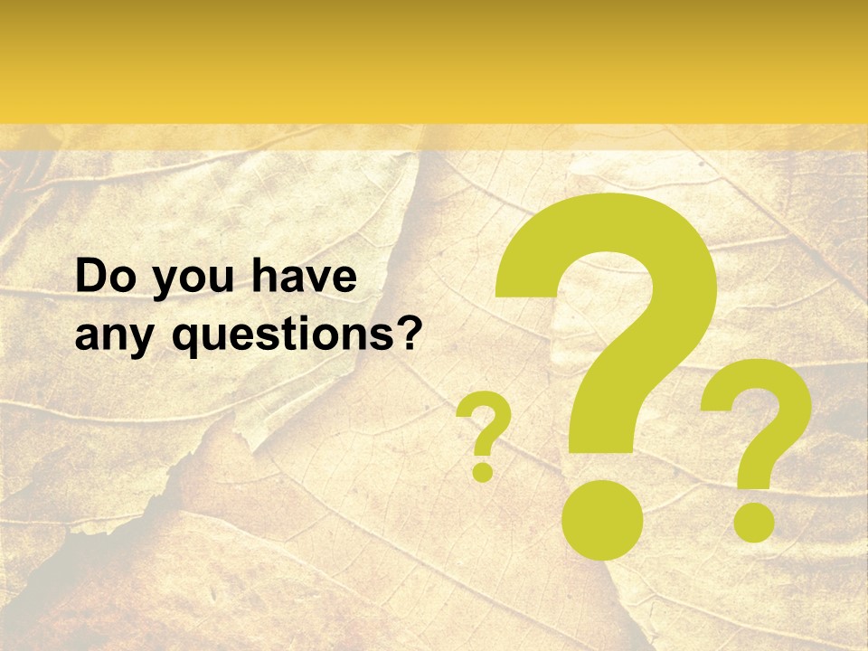 Pattern October Closeup PowerPoint Template