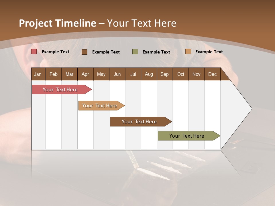 Guy Sniffing Coke PowerPoint Template