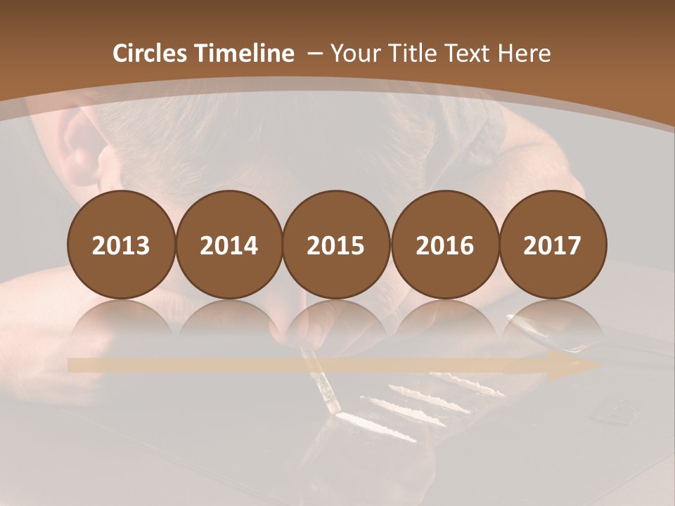 Guy Sniffing Coke PowerPoint Template