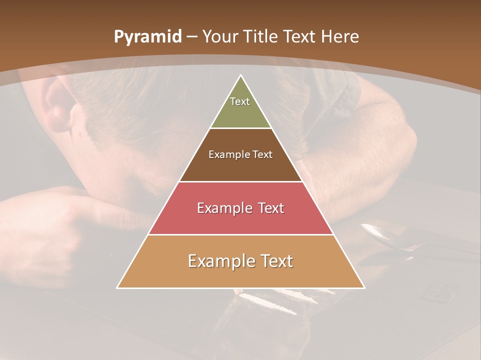 Guy Sniffing Coke PowerPoint Template