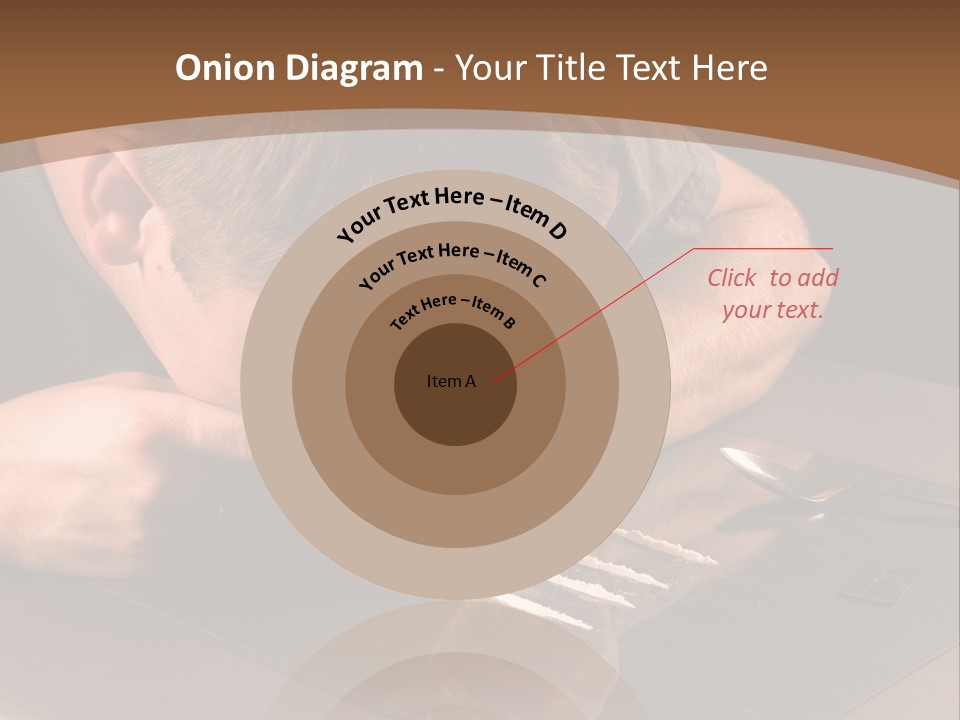 Guy Sniffing Coke PowerPoint Template