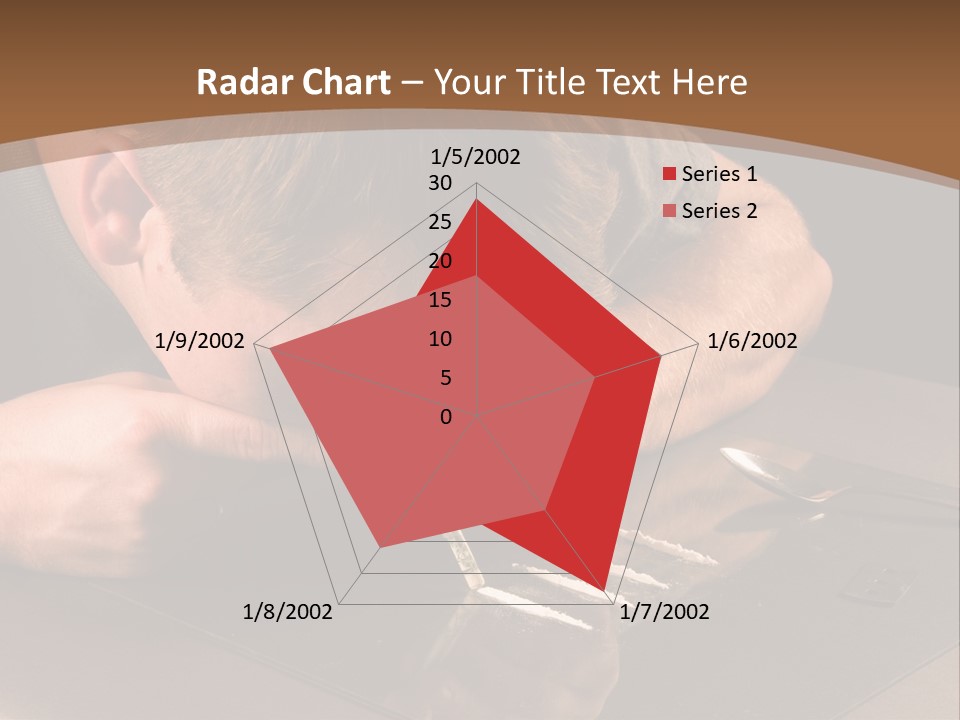 Guy Sniffing Coke PowerPoint Template
