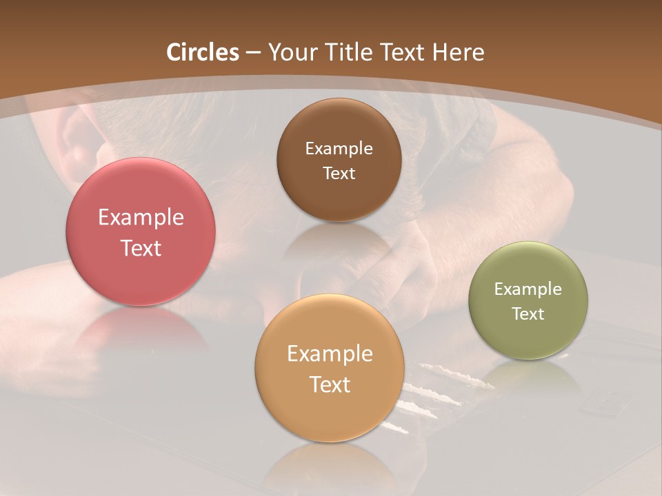 Guy Sniffing Coke PowerPoint Template