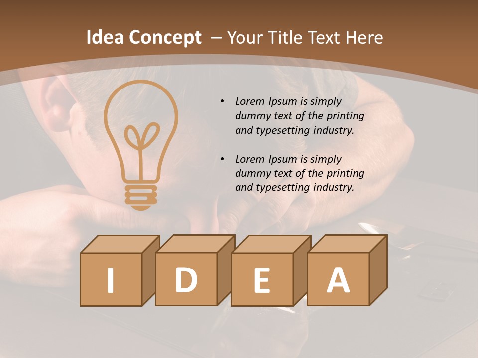 Guy Sniffing Coke PowerPoint Template