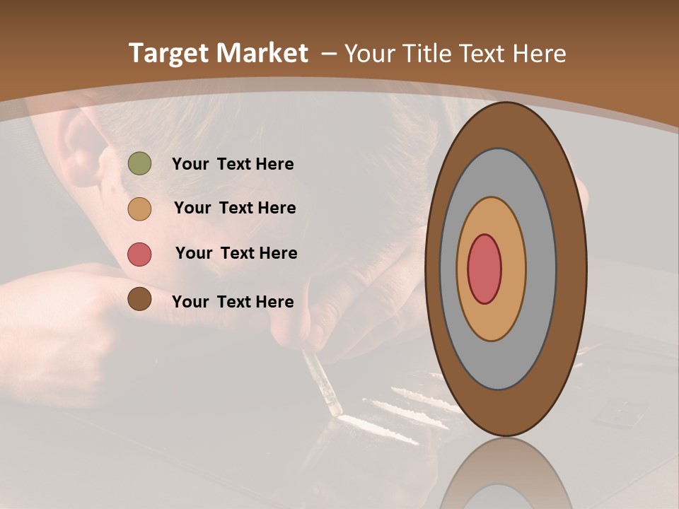 Guy Sniffing Coke PowerPoint Template