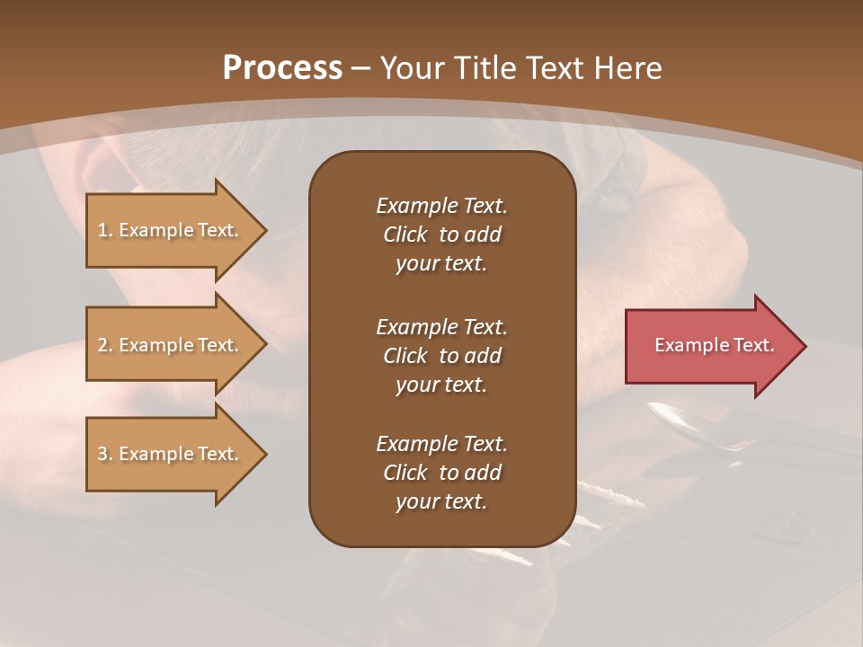 Guy Sniffing Coke PowerPoint Template