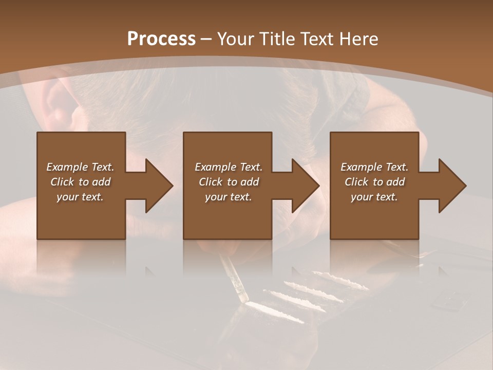 Guy Sniffing Coke PowerPoint Template