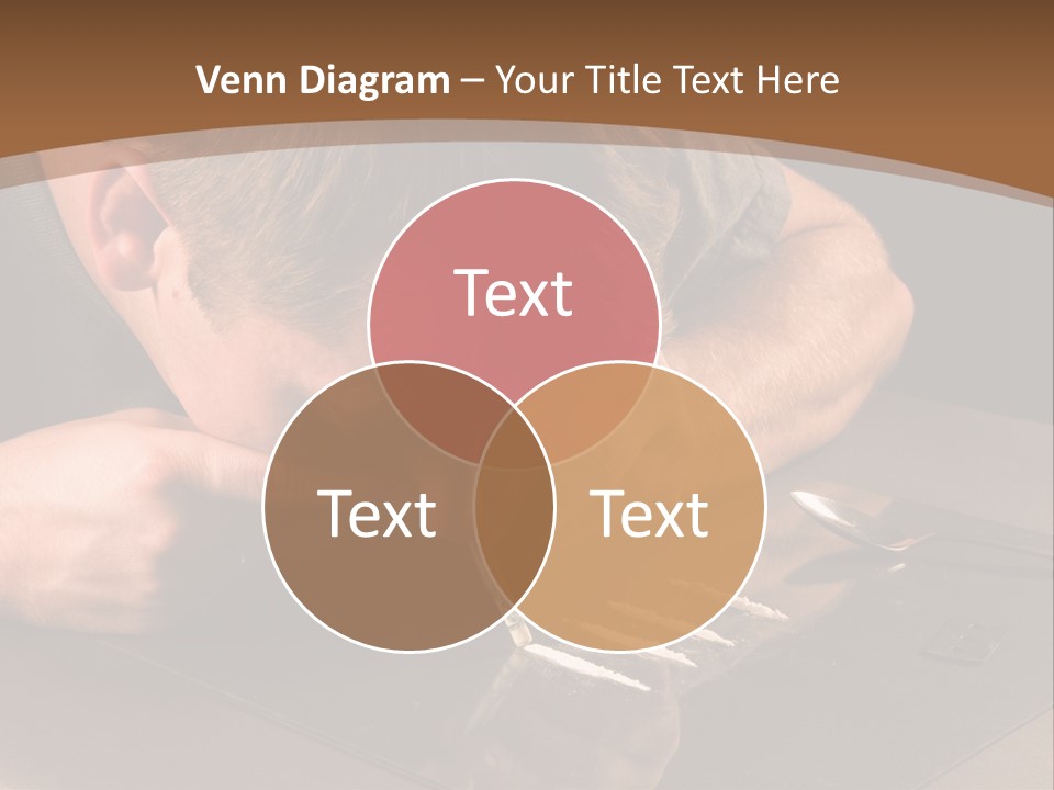 Guy Sniffing Coke PowerPoint Template