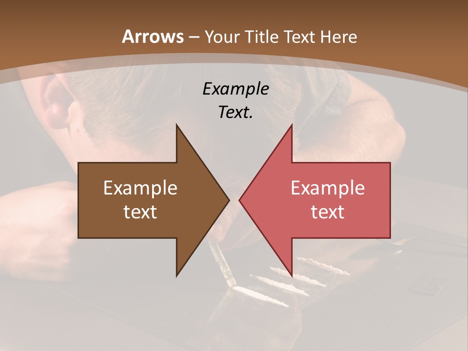 Guy Sniffing Coke PowerPoint Template