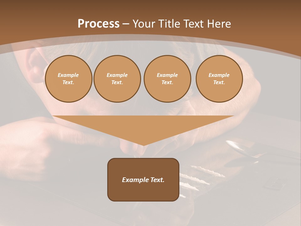 Guy Sniffing Coke PowerPoint Template