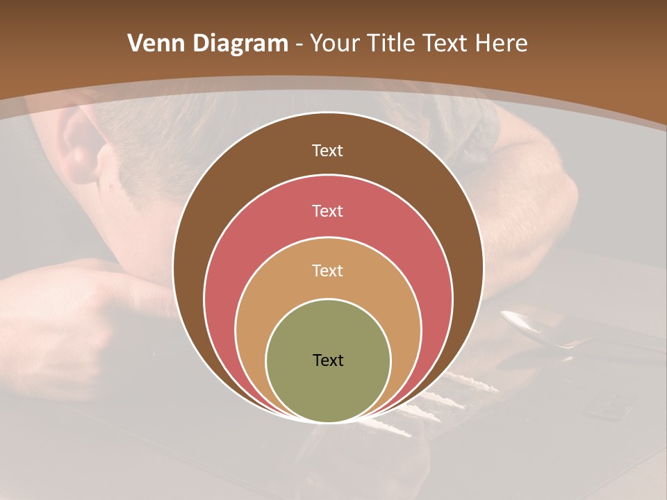 Guy Sniffing Coke PowerPoint Template