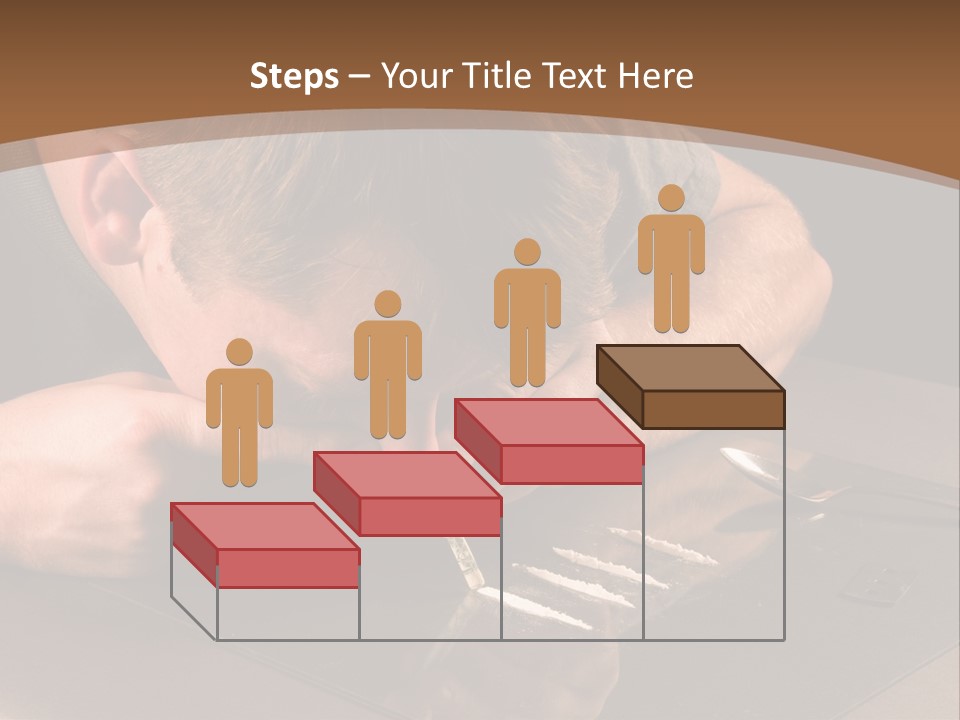 Guy Sniffing Coke PowerPoint Template