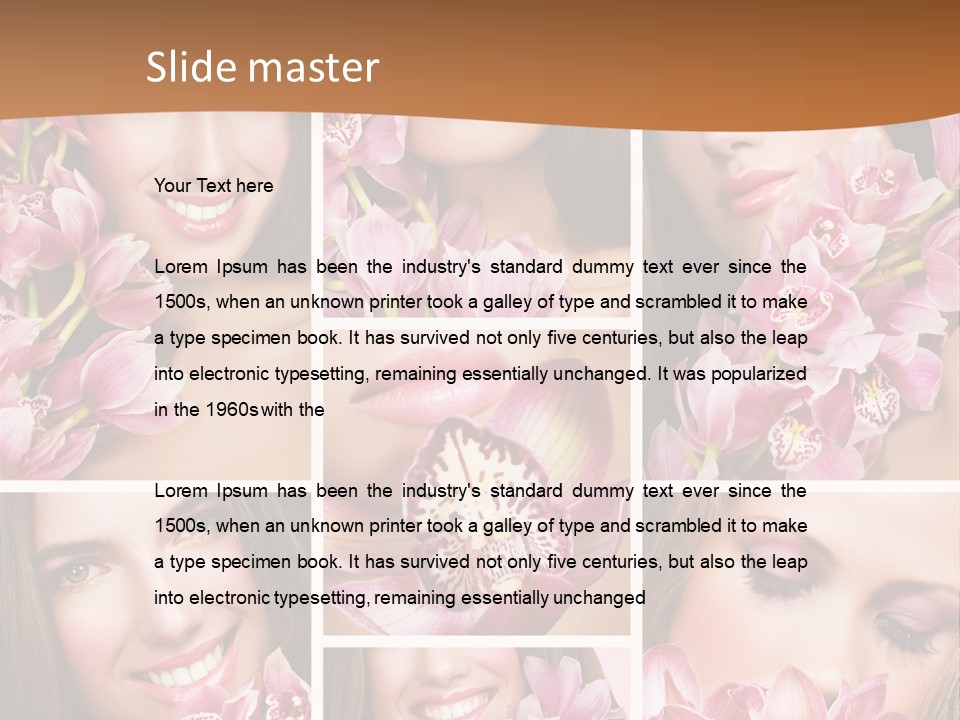 Conference Toon Writing PowerPoint Template