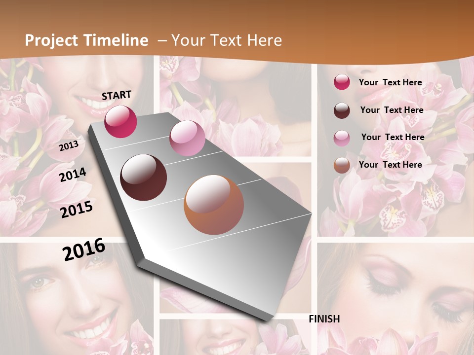 Conference Toon Writing PowerPoint Template