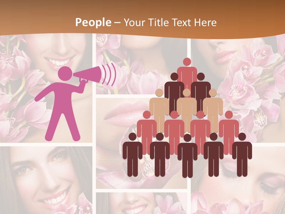 Conference Toon Writing PowerPoint Template