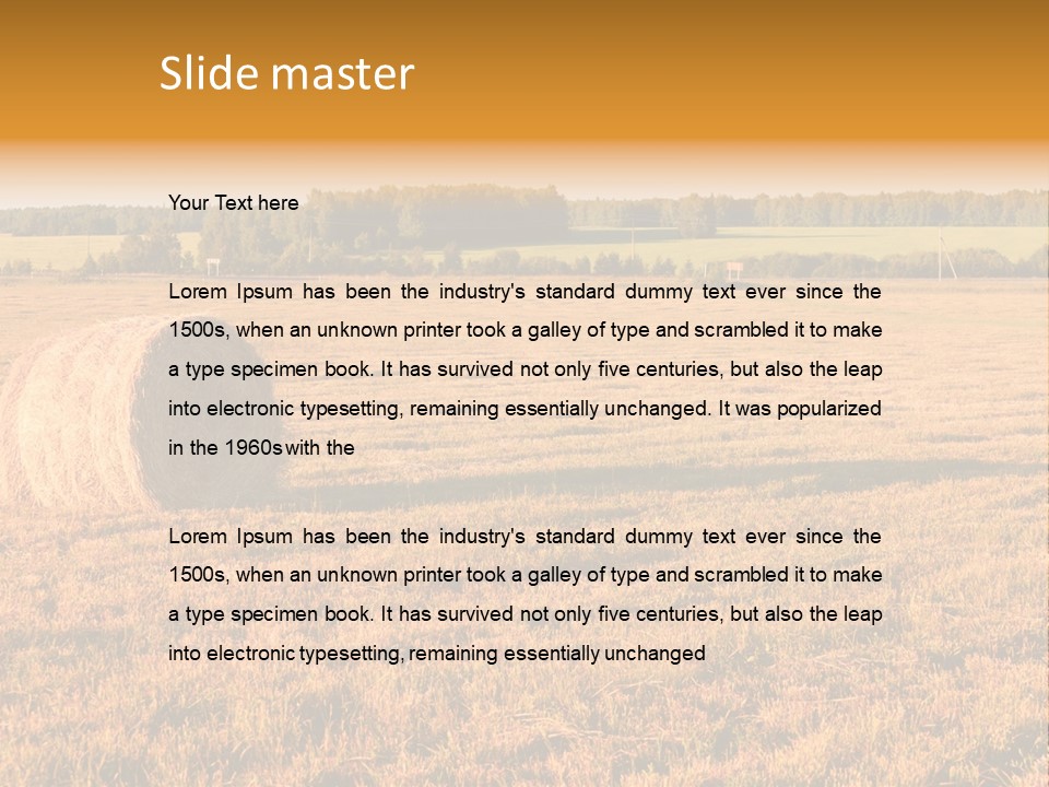 Countryside Season Farm PowerPoint Template