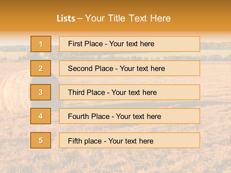 Countryside Season Farm PowerPoint Template