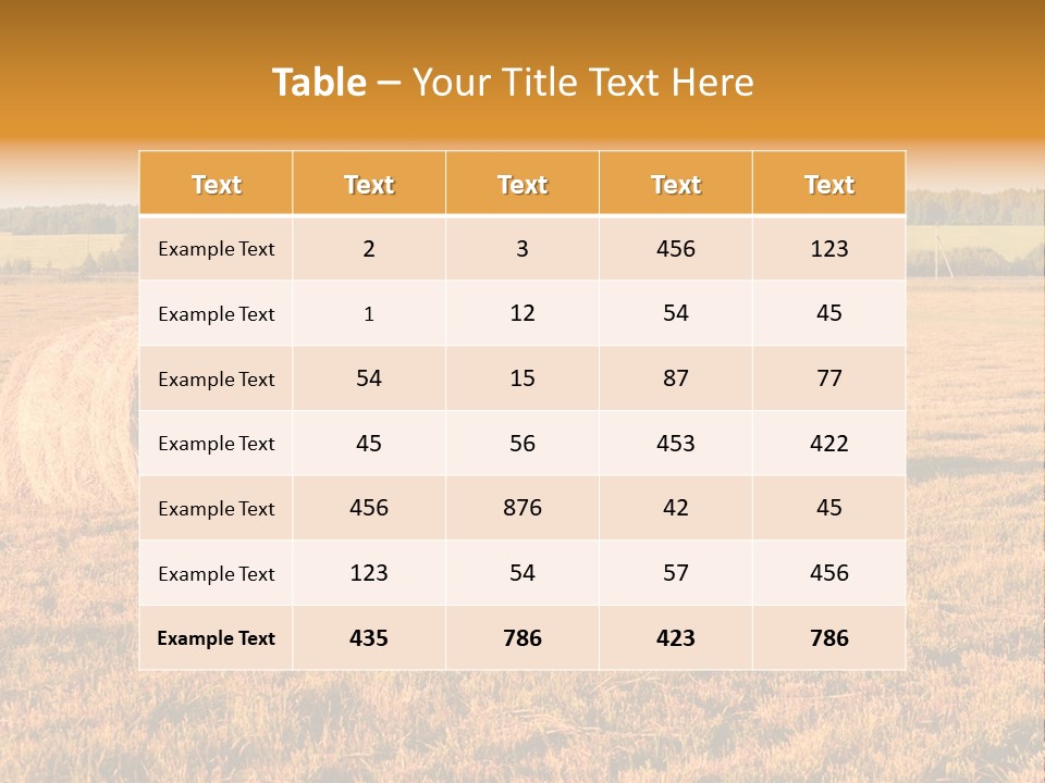 Countryside Season Farm PowerPoint Template