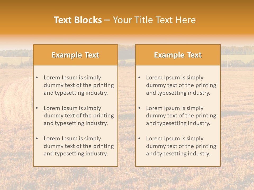 Countryside Season Farm PowerPoint Template