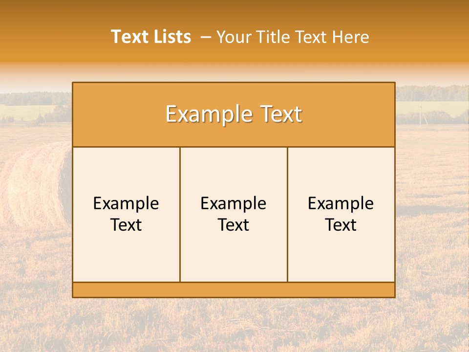 Countryside Season Farm PowerPoint Template