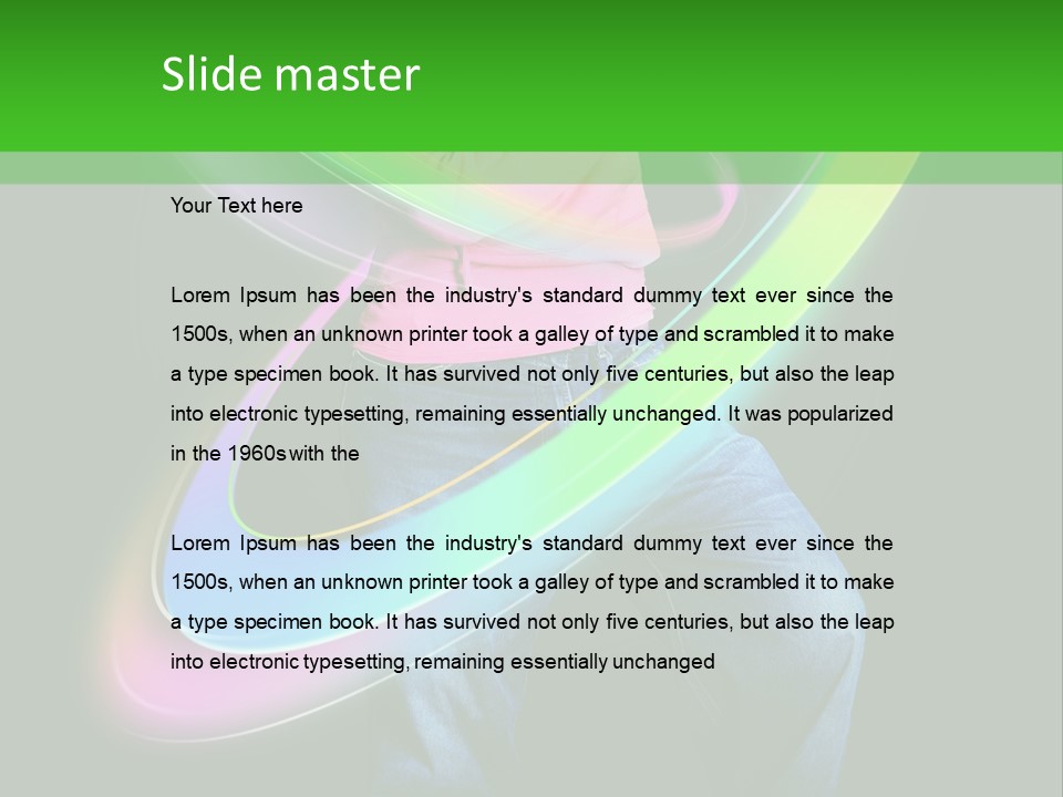 Style Fashion Young PowerPoint Template