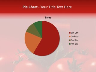 Vegetable Still Red PowerPoint Template