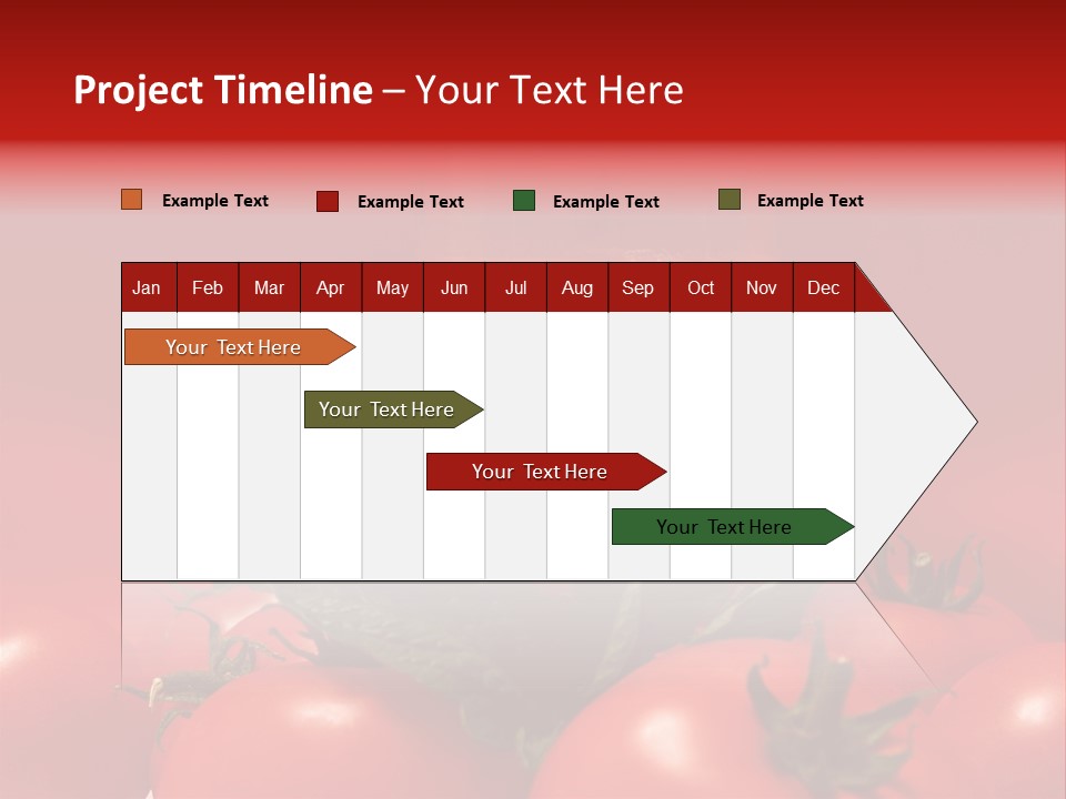 Vegetable Still Red PowerPoint Template