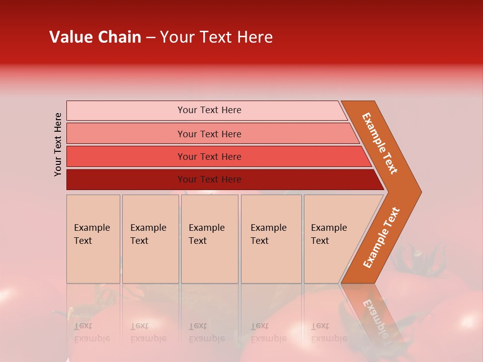 Vegetable Still Red PowerPoint Template