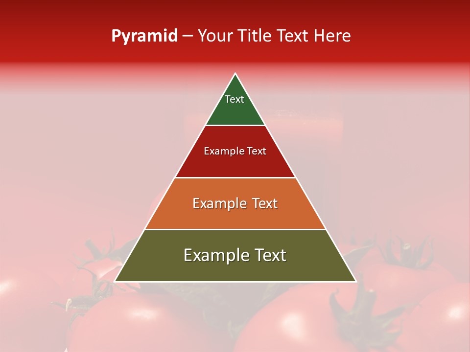 Vegetable Still Red PowerPoint Template