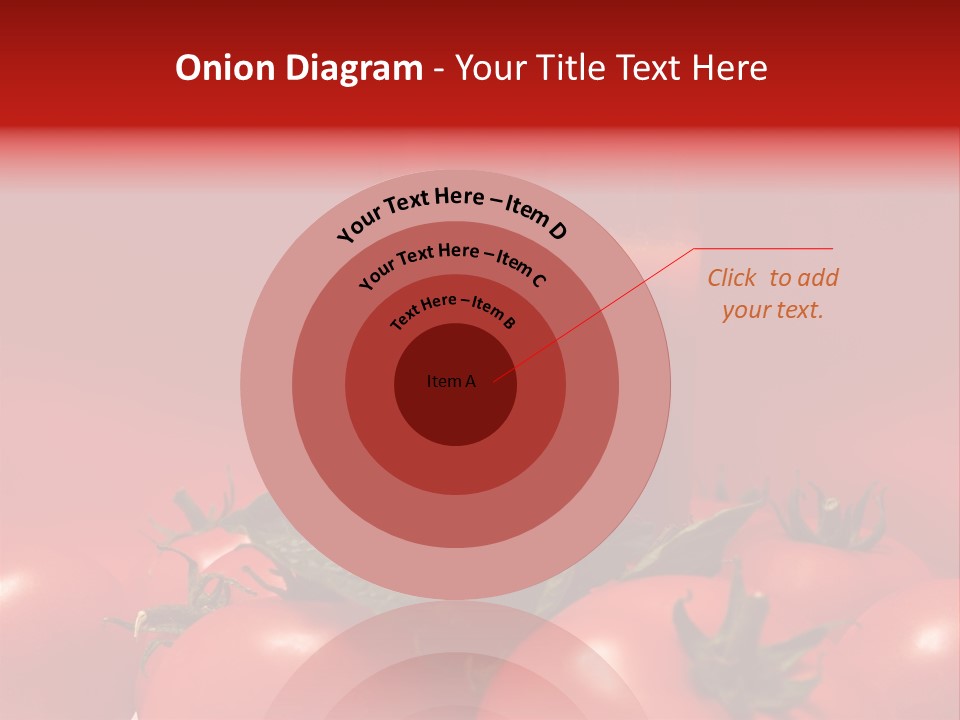 Vegetable Still Red PowerPoint Template