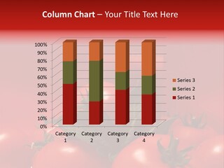 Vegetable Still Red PowerPoint Template