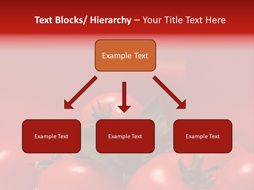 Vegetable Still Red PowerPoint Template