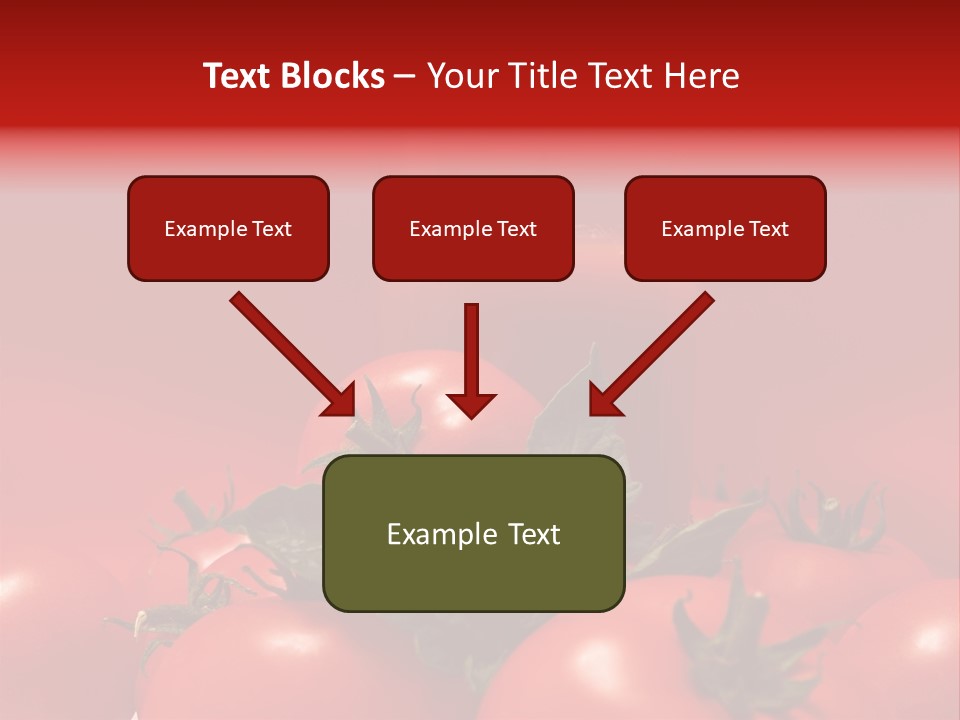 Vegetable Still Red PowerPoint Template