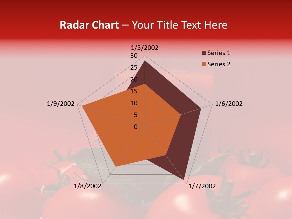 Vegetable Still Red PowerPoint Template