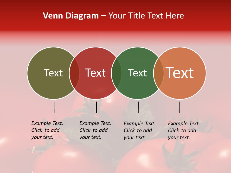 Vegetable Still Red PowerPoint Template