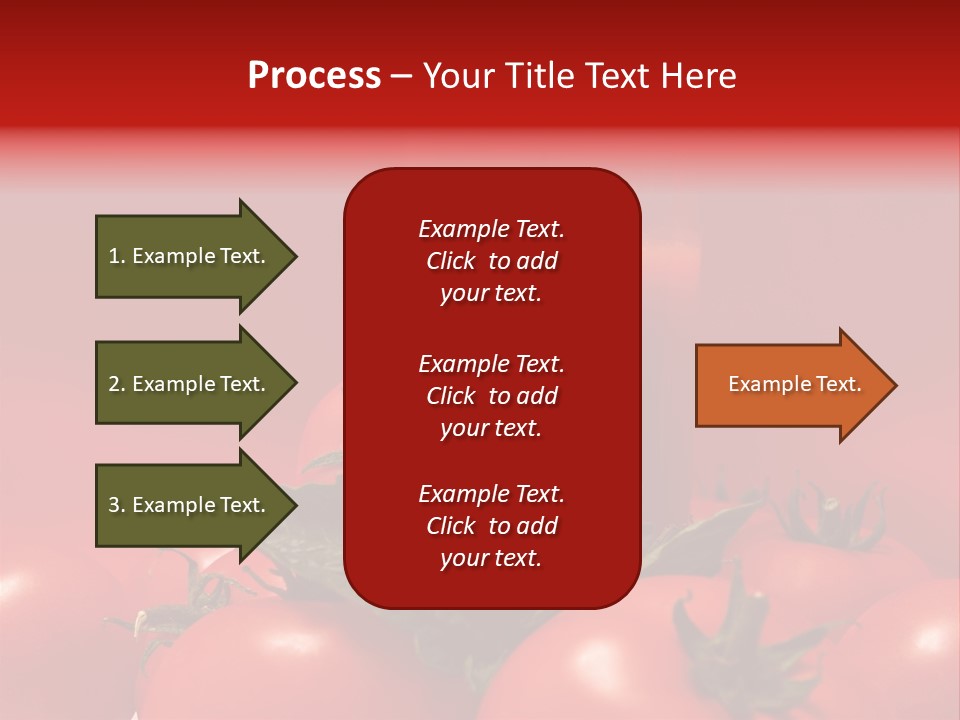 Vegetable Still Red PowerPoint Template