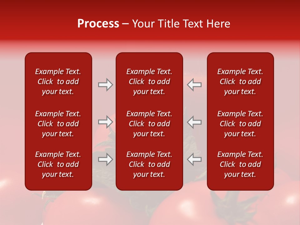 Vegetable Still Red PowerPoint Template