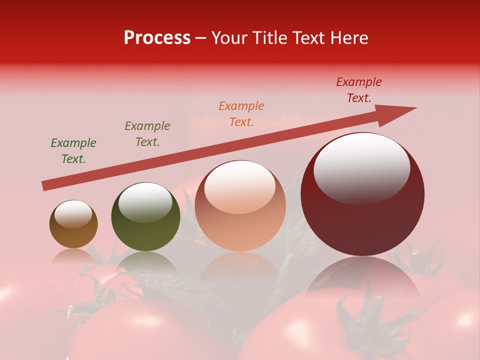 Vegetable Still Red PowerPoint Template