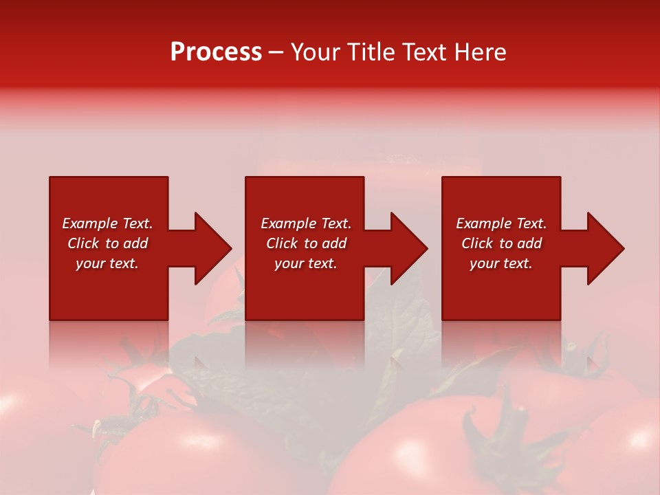 Vegetable Still Red PowerPoint Template