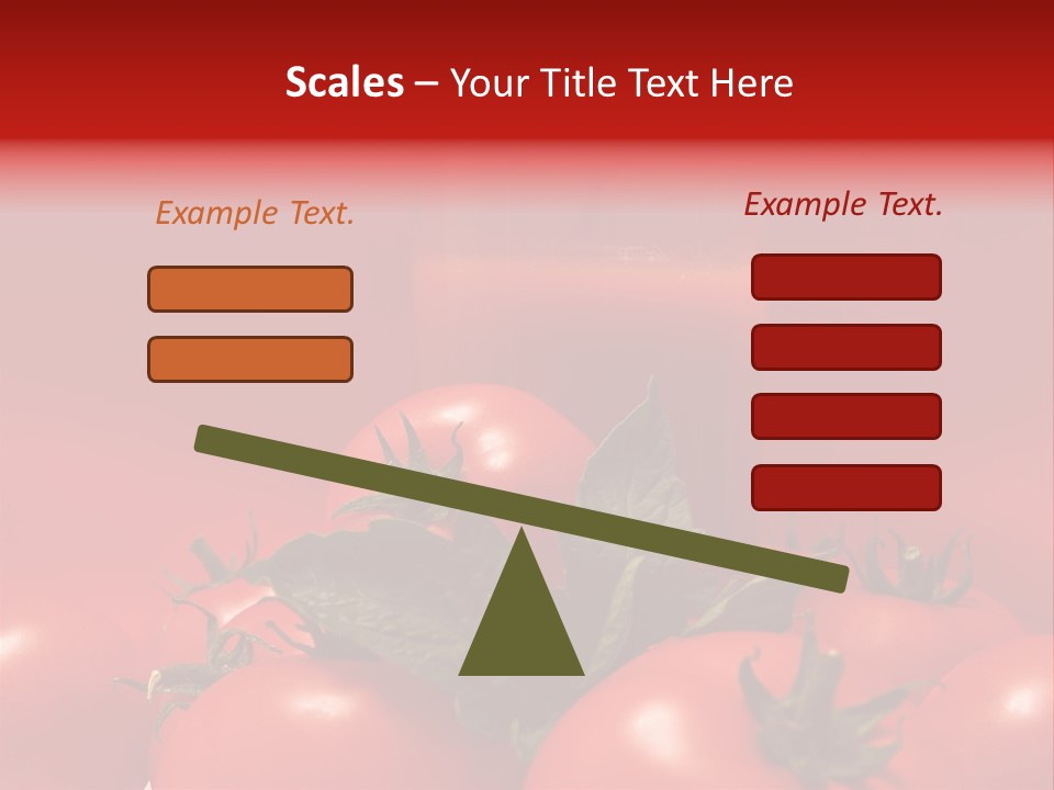 Vegetable Still Red PowerPoint Template